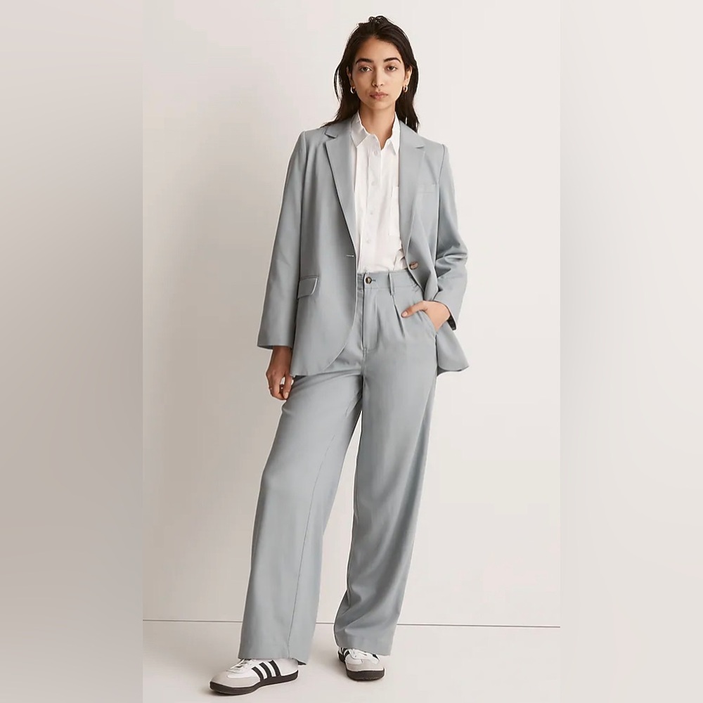 NWOT Madewell The Neale Straight-Leg Pant in Drapeweave, Size 00